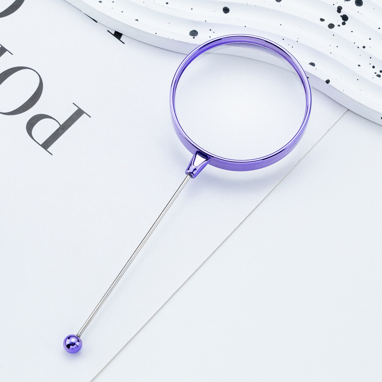 Bead-stringable high-definition handheld magnifier(4PCS)
