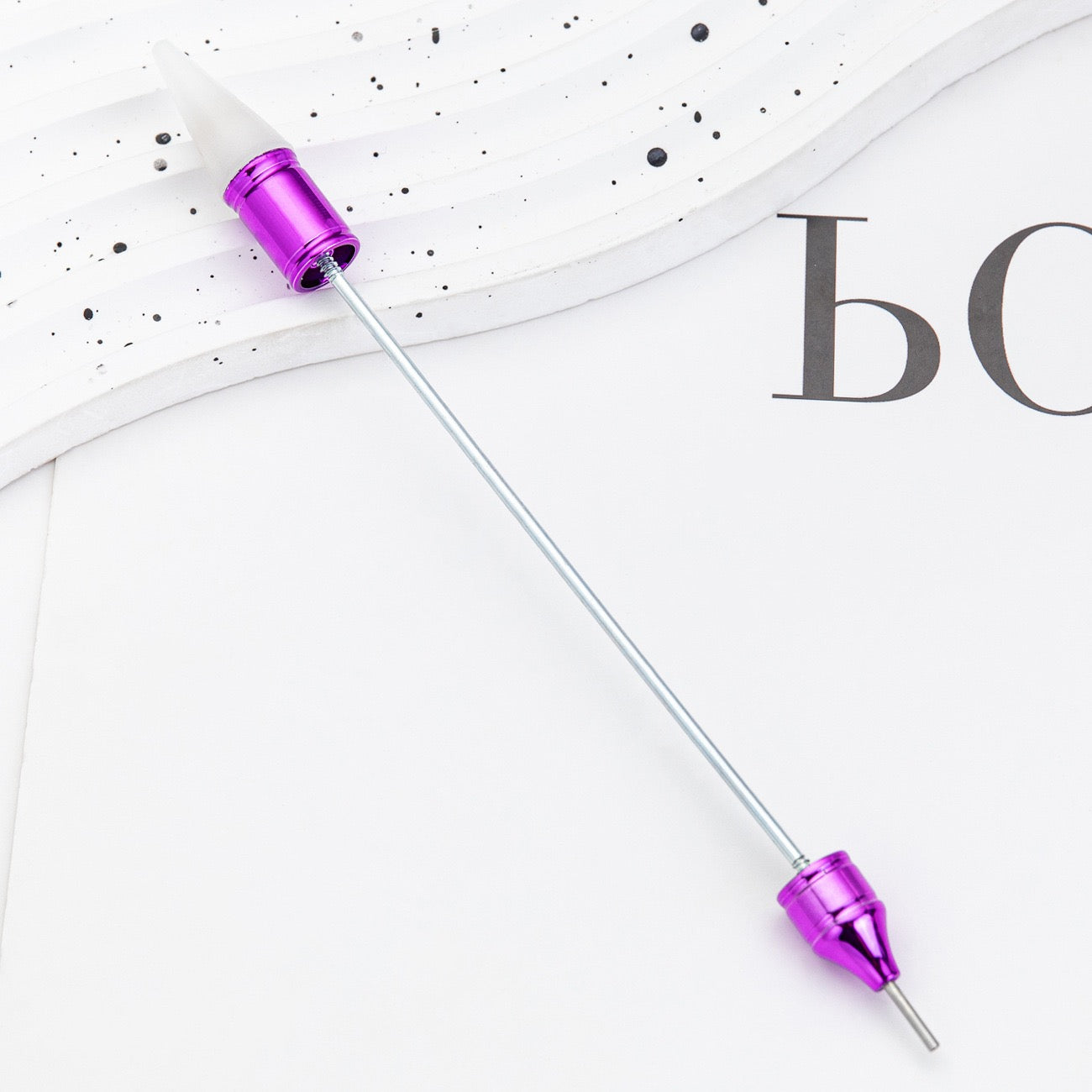 Manicuring tool with wax head and double-headed diamond-applying pen(8PCS)