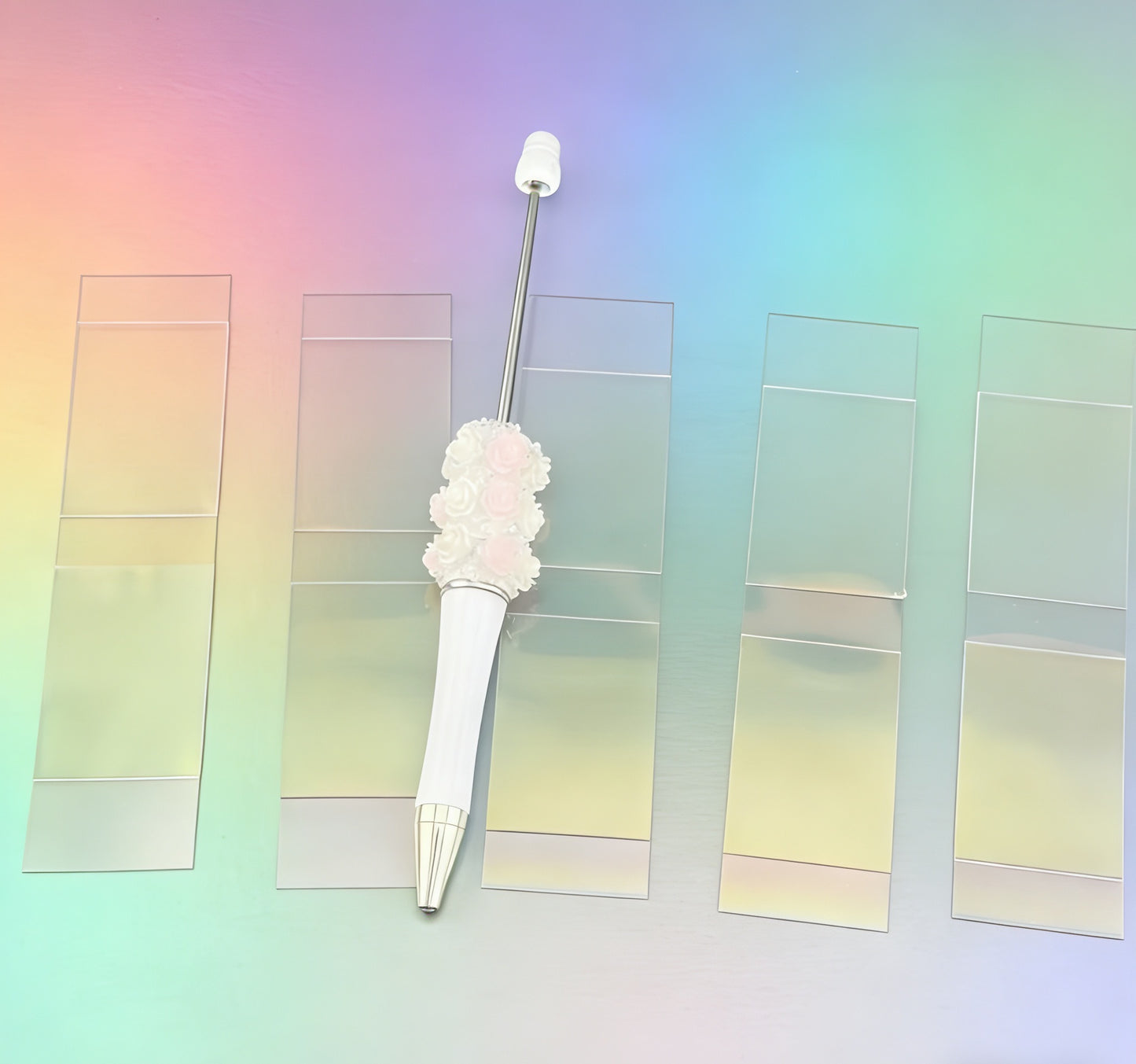 Bead pen accessory, 2.7*3.9cm, double-sided transparent adhesive tape