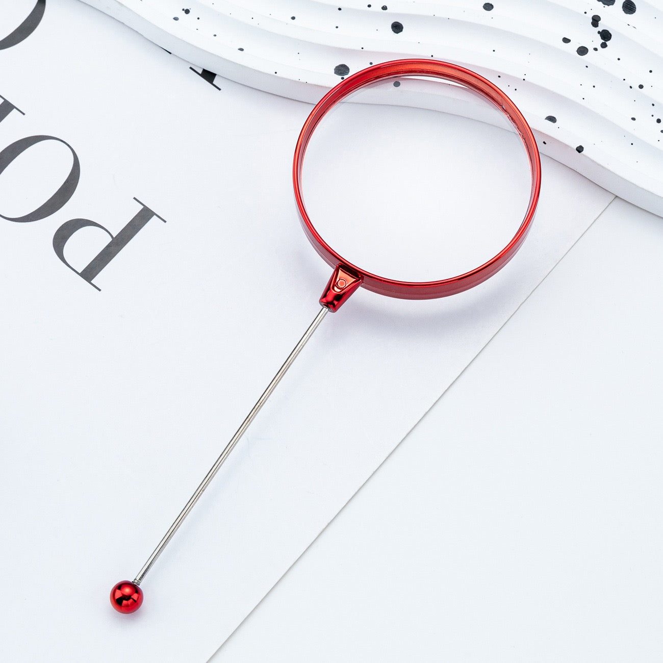 Bead-stringable high-definition handheld magnifier（4PCS）