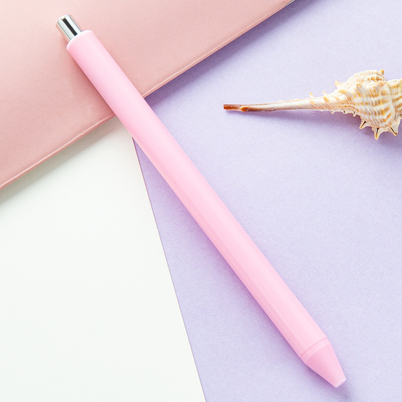Macaron-colored press ballpoint pen（10PCS）