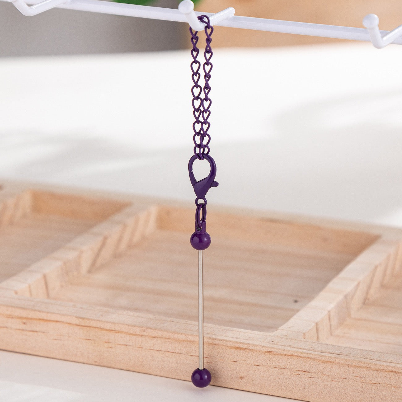 Mini beaded keychain（8PCS）