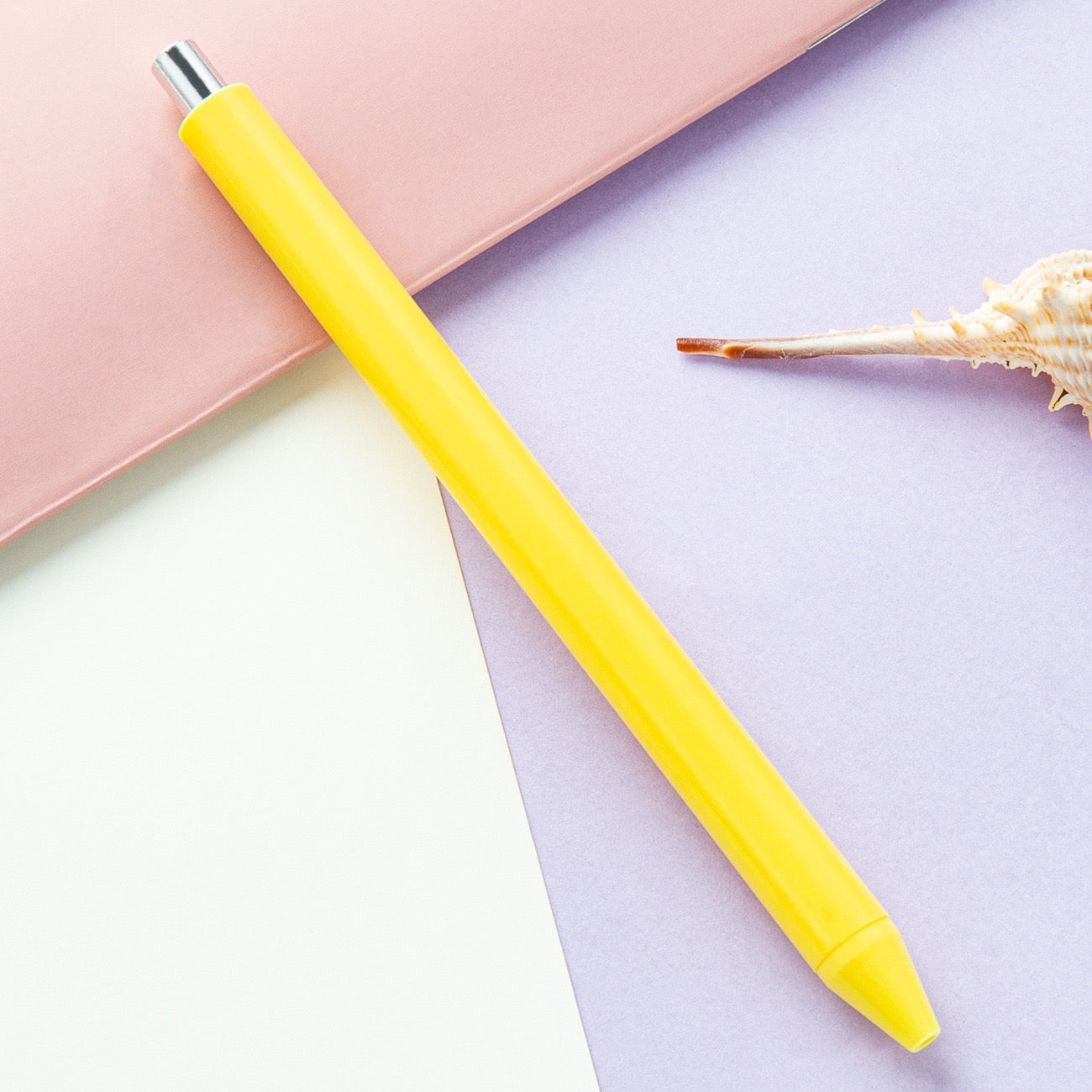 Macaron-colored press ballpoint pen（10PCS）