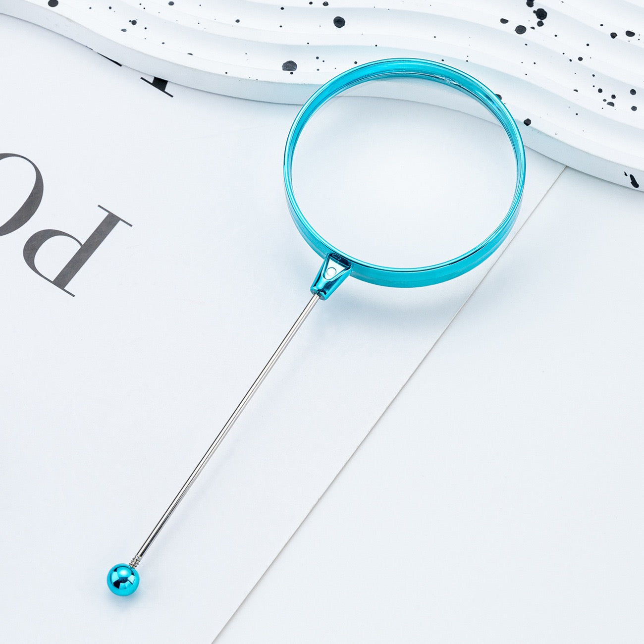 Bead-stringable high-definition handheld magnifier（4PCS）