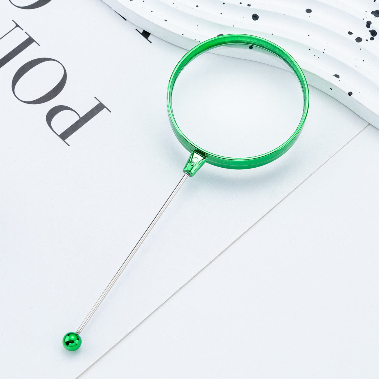 Bead-stringable high-definition handheld magnifier（4PCS）