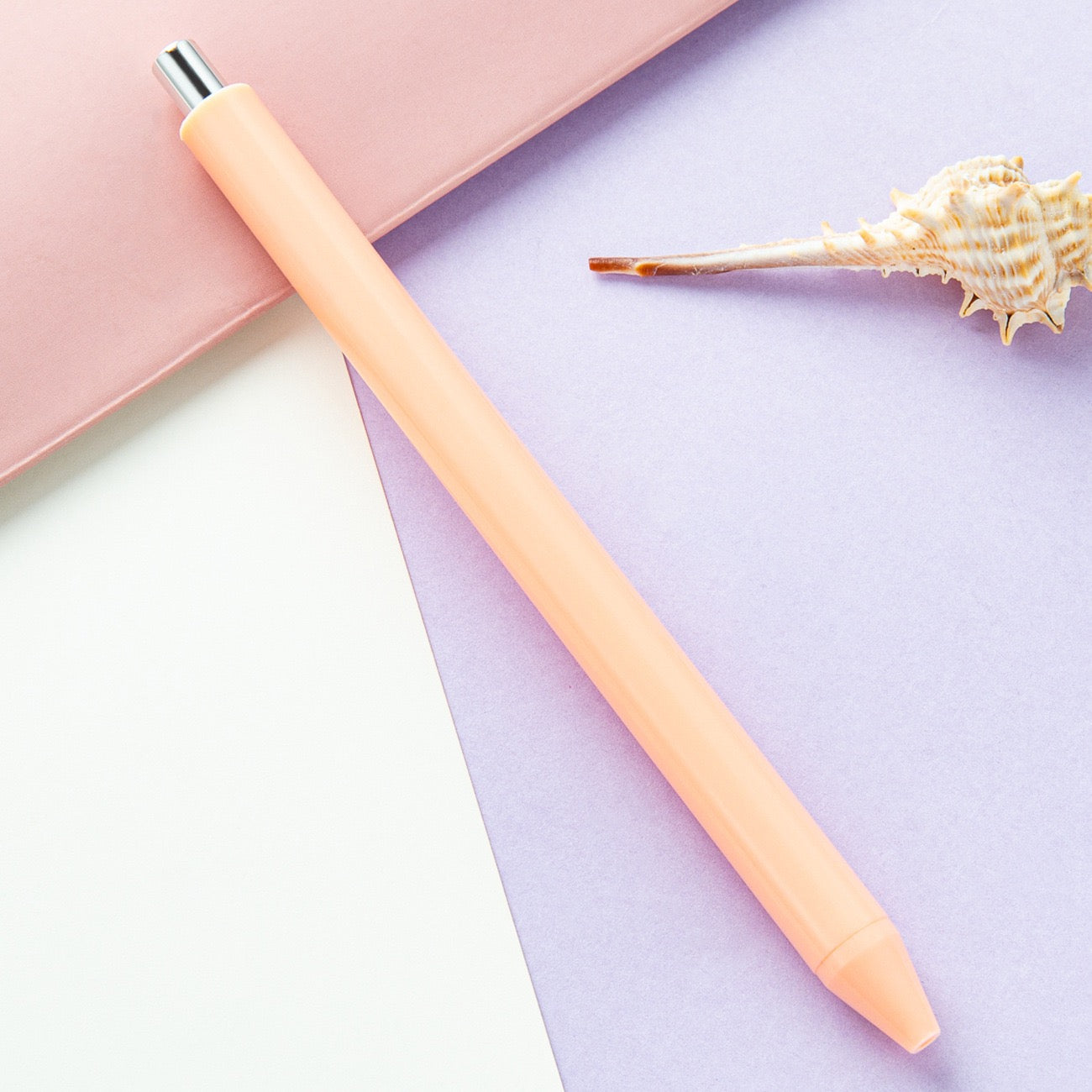 Macaron-colored press ballpoint pen（10PCS）