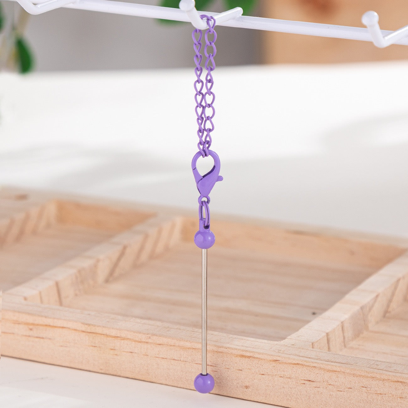 Mini beaded keychain（8PCS）