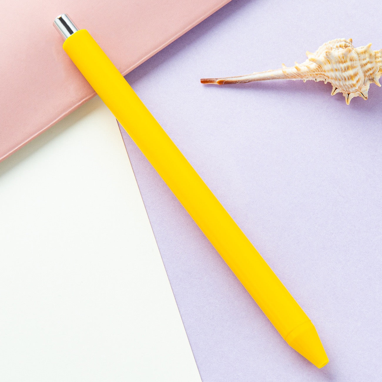 Macaron-colored press ballpoint pen（10PCS）