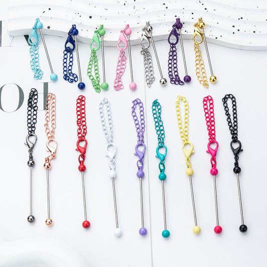 Mini beaded keychain（8PCS）