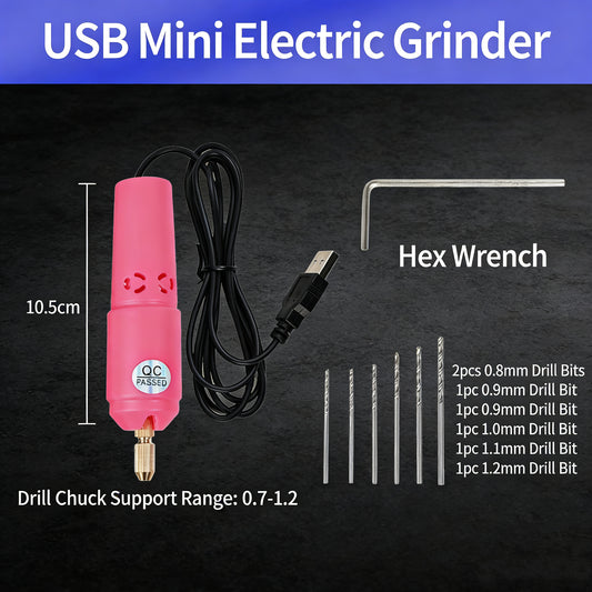 26-USB cute particle drilling small electric drill