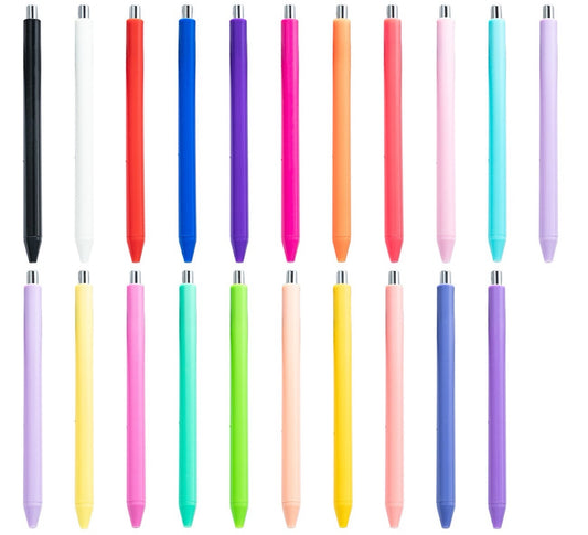 Macaron-colored press ballpoint pen（10PCS）