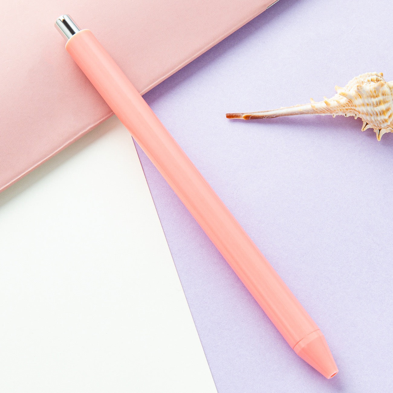 Macaron-colored press ballpoint pen（10PCS）