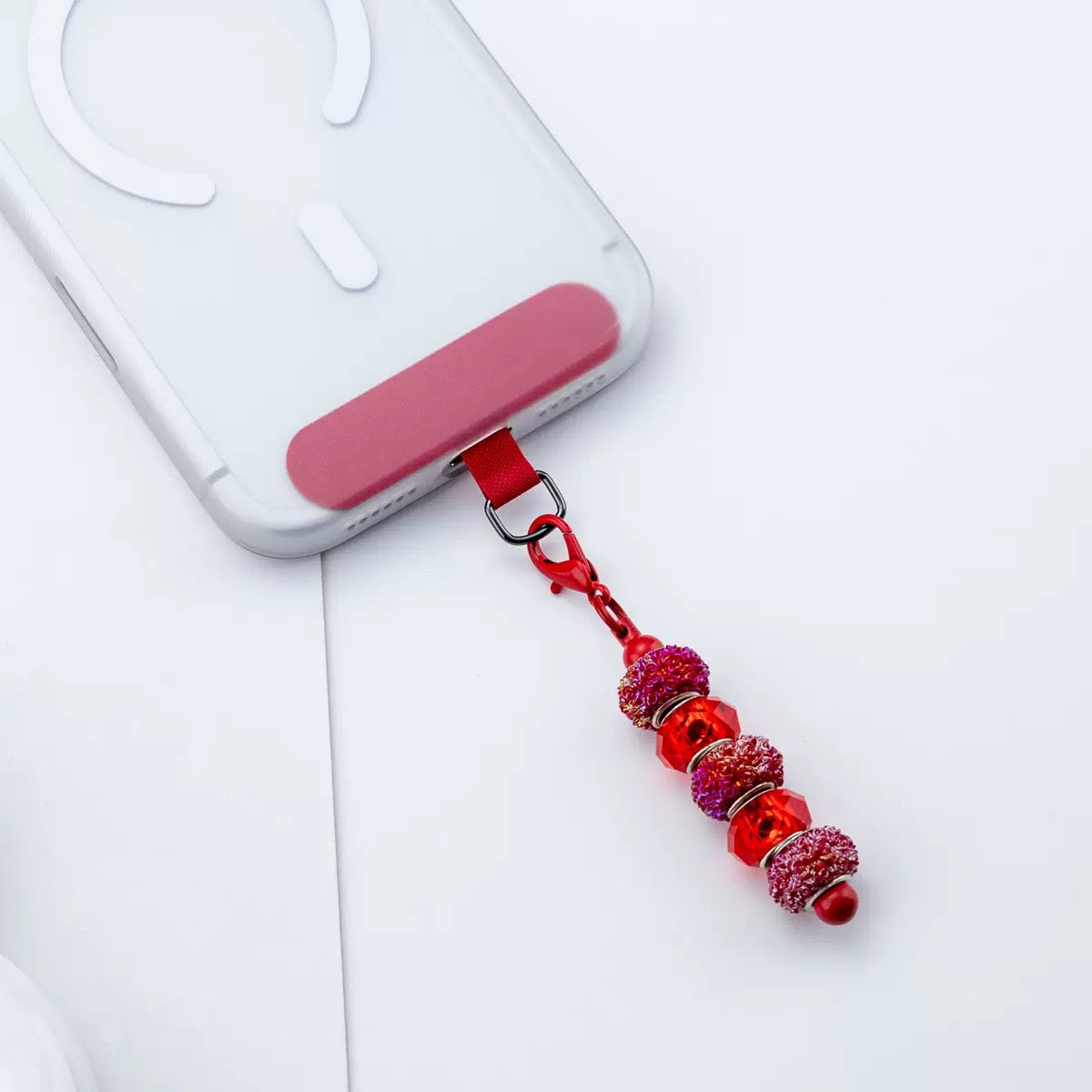 Bead-compatible phone case clip（8PCS）