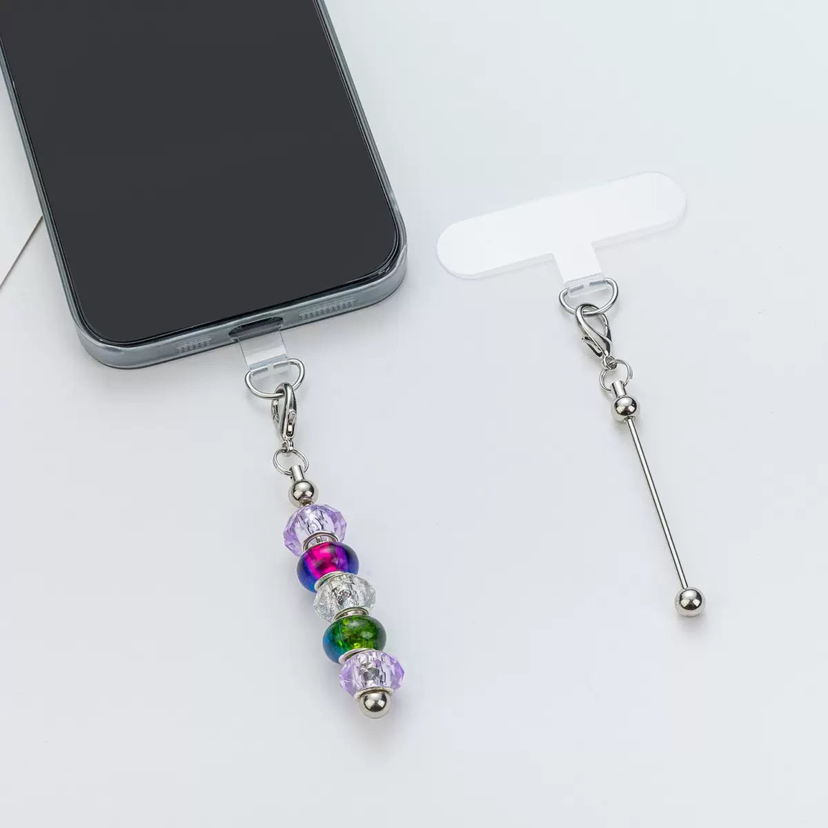Bead-compatible phone case clip（8PCS）