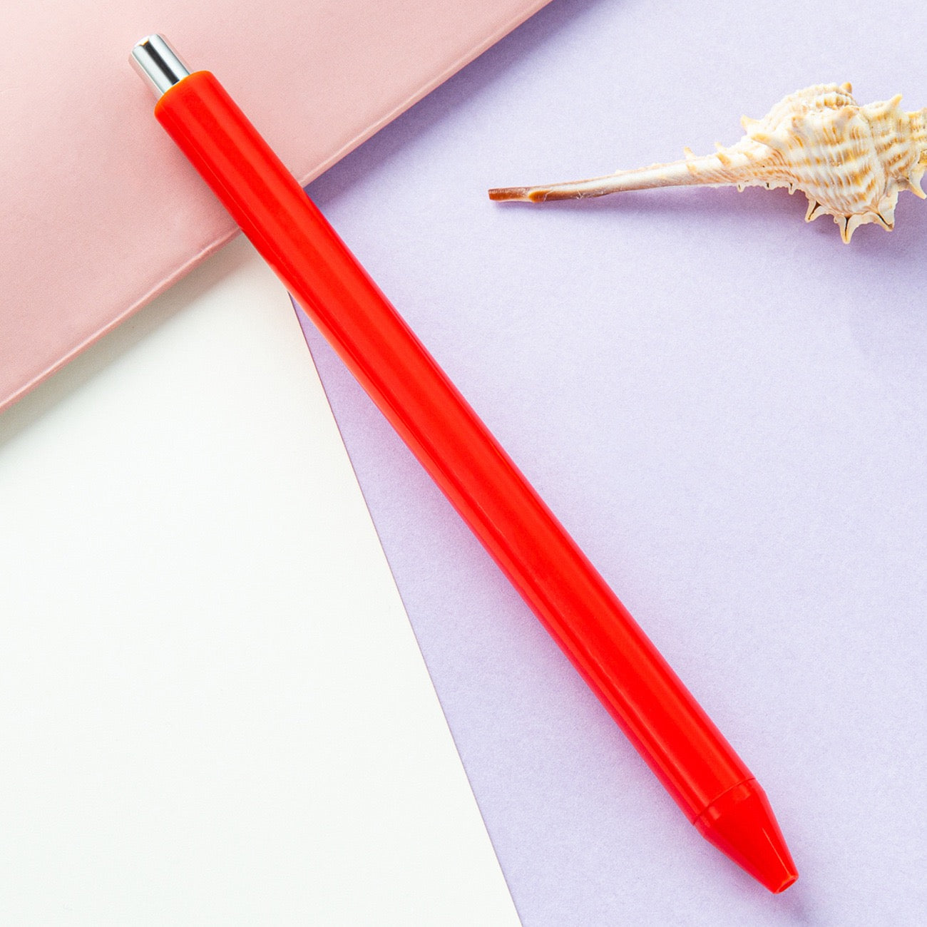 Macaron-colored press ballpoint pen（10PCS）