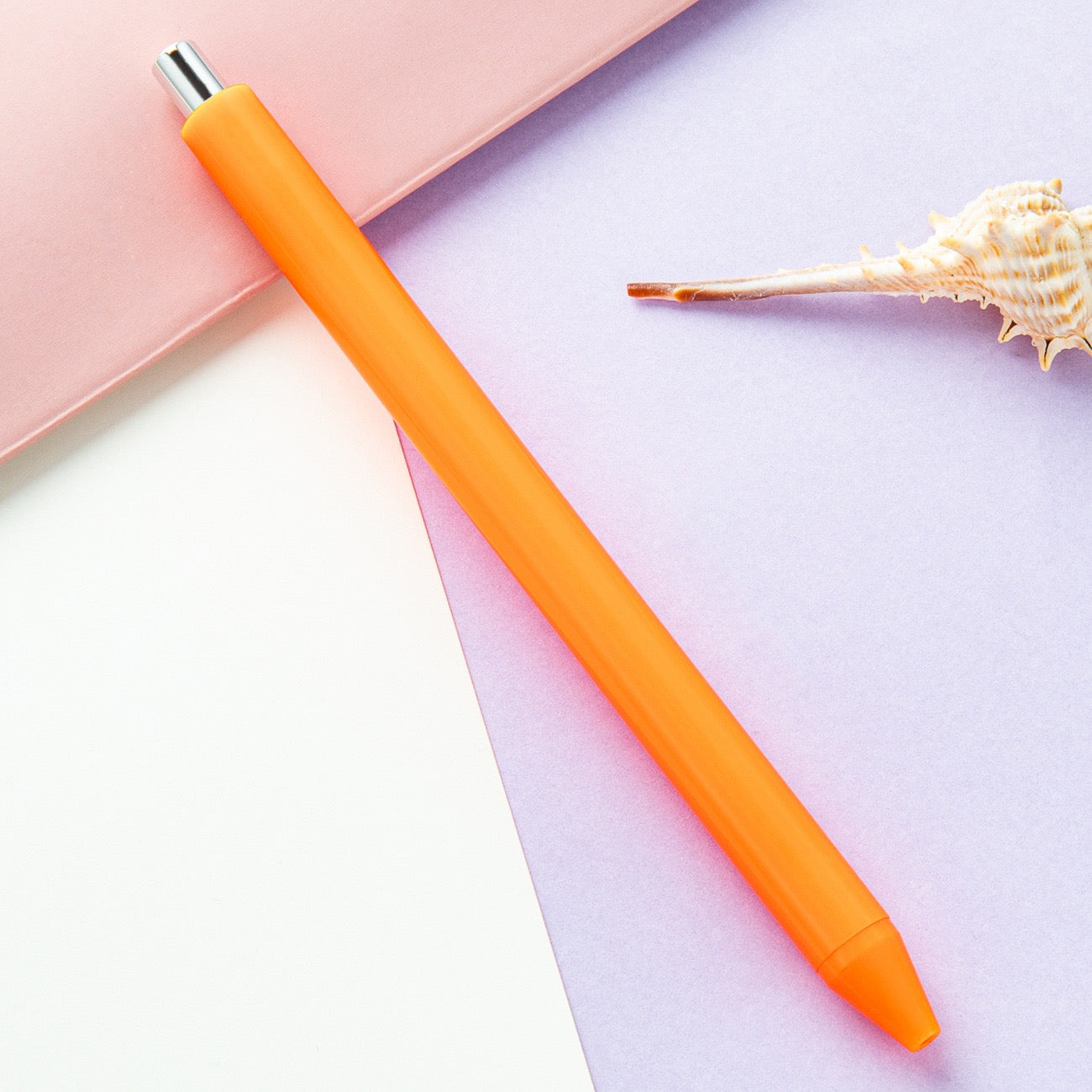 Macaron-colored press ballpoint pen（10PCS）