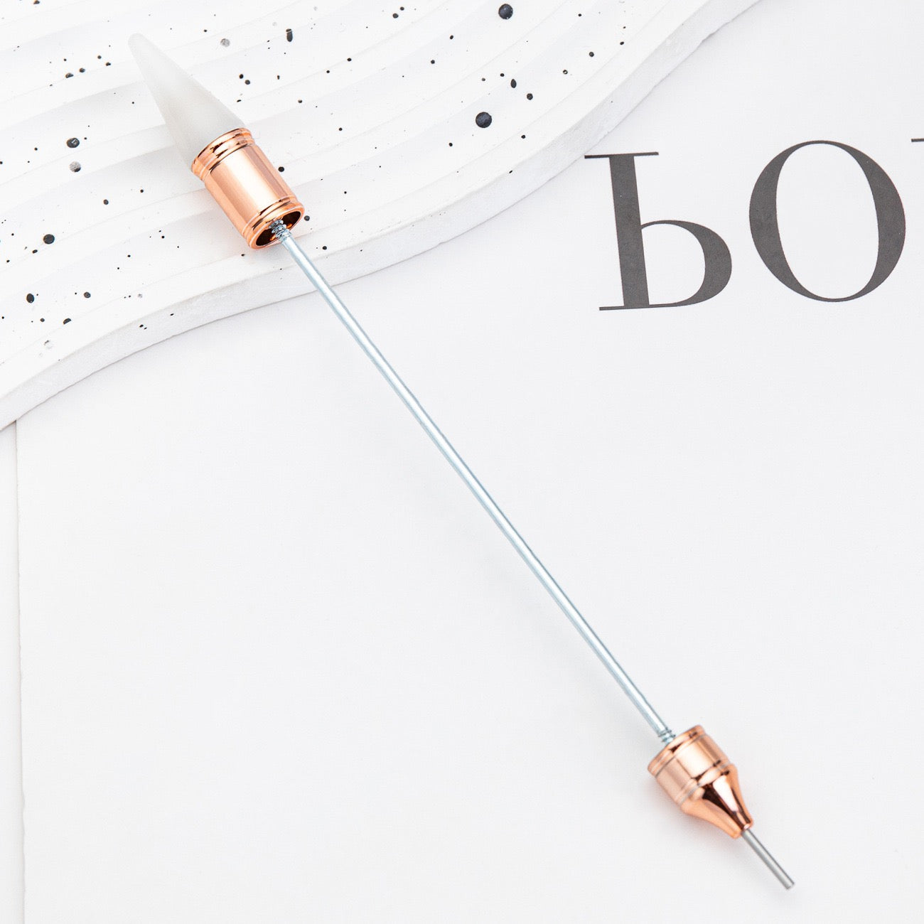 Manicuring tool with wax head and double-headed diamond-applying pen（8PCS）
