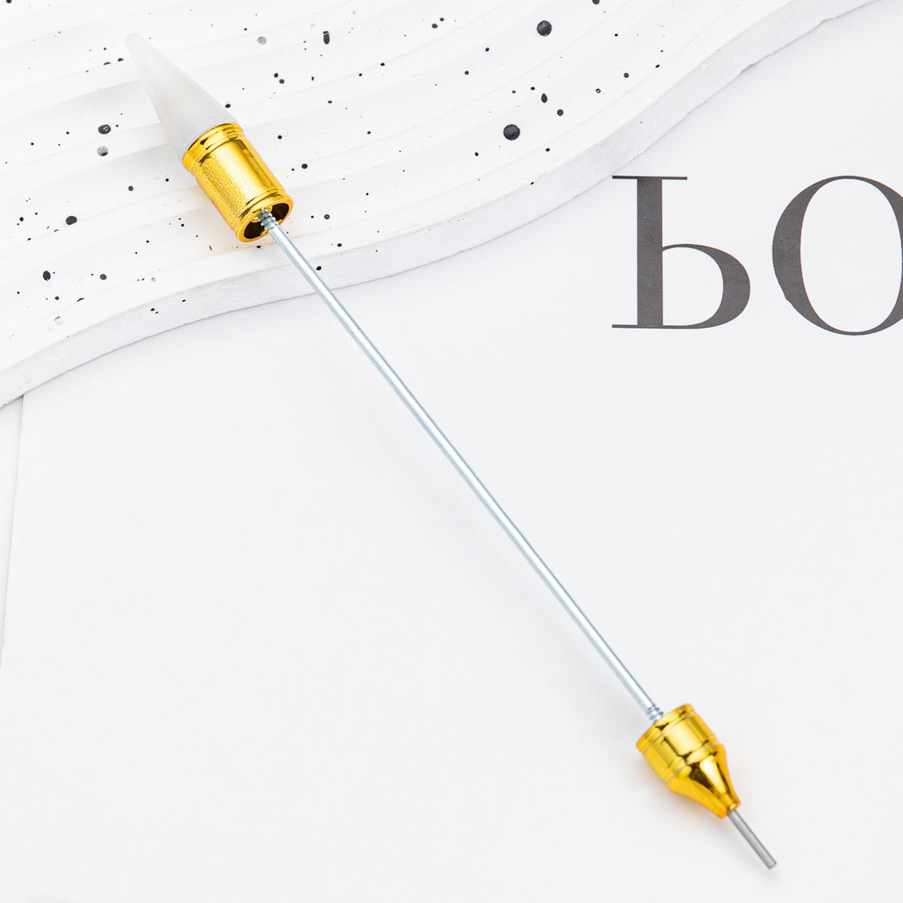 Manicuring tool with wax head and double-headed diamond-applying pen（8PCS）