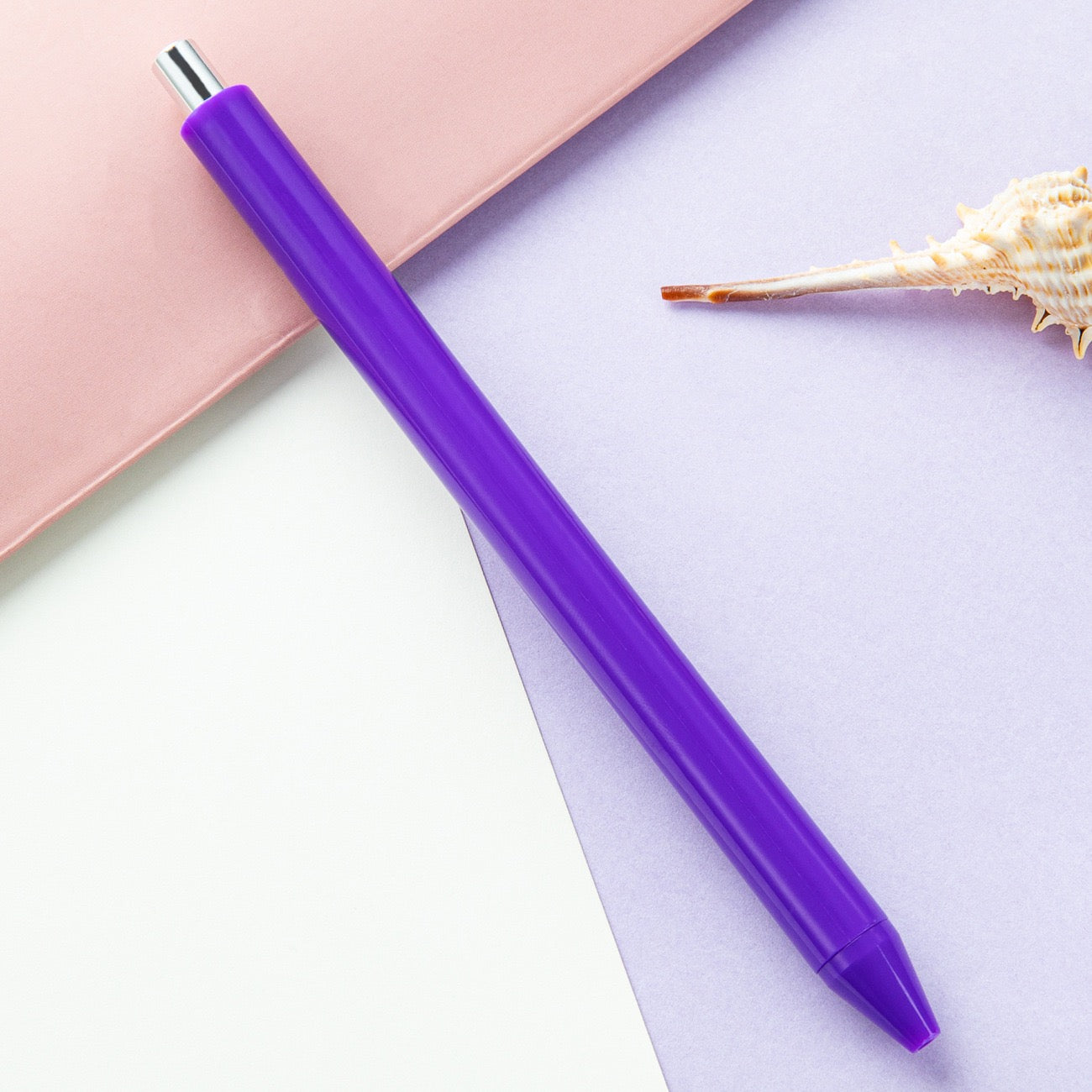 Macaron-colored press ballpoint pen（10PCS）