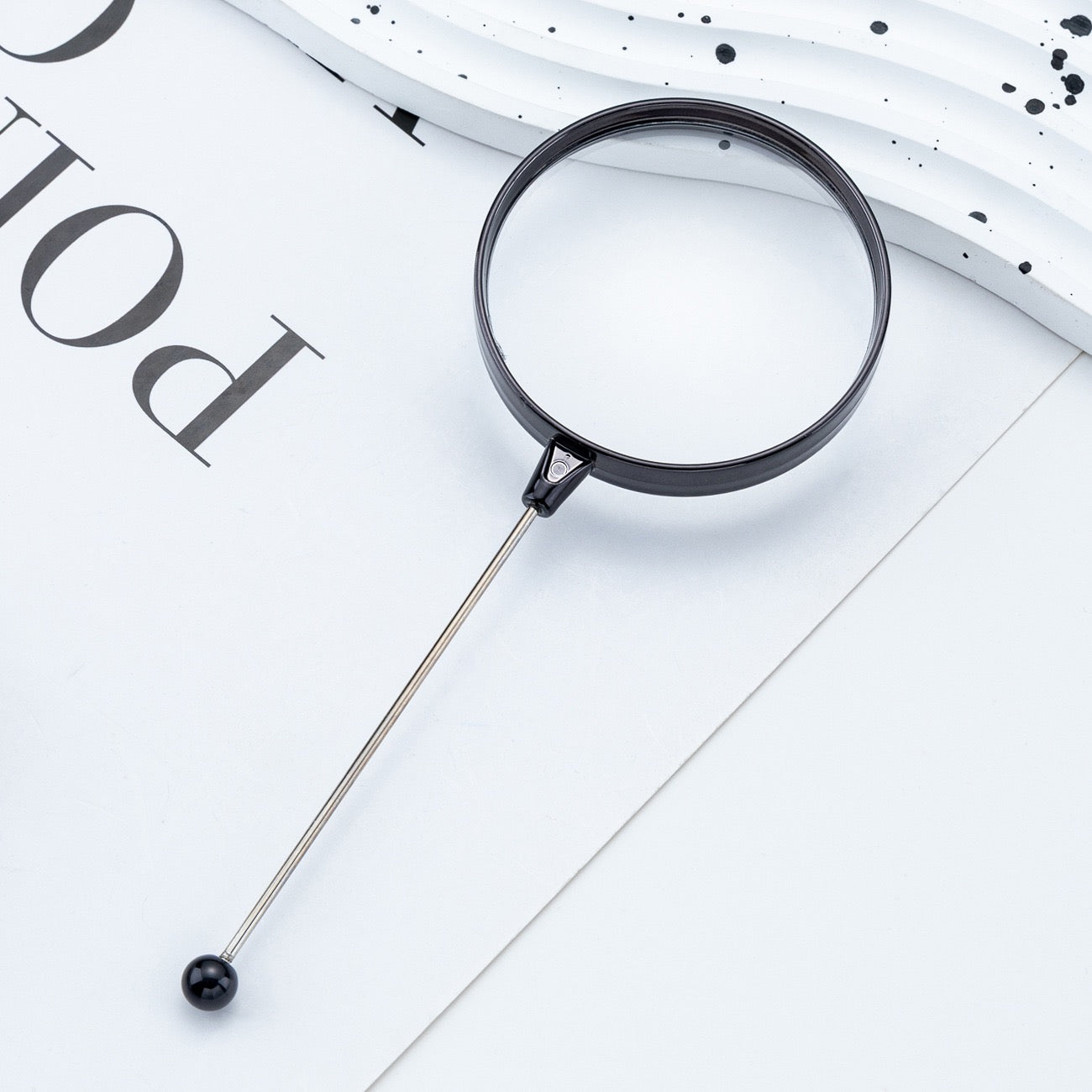 Bead-stringable high-definition handheld magnifier（4PCS）