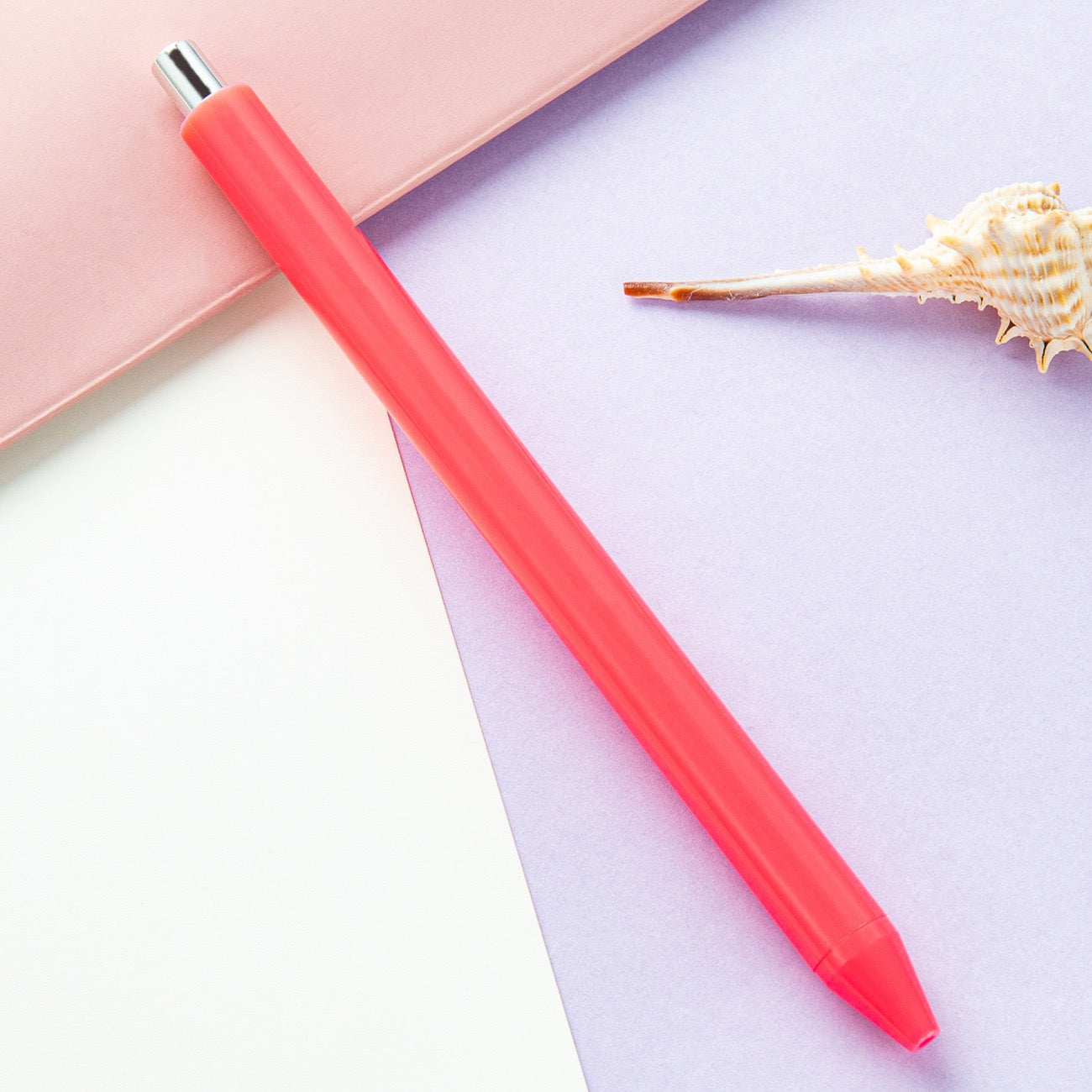 Macaron-colored press ballpoint pen（10PCS）