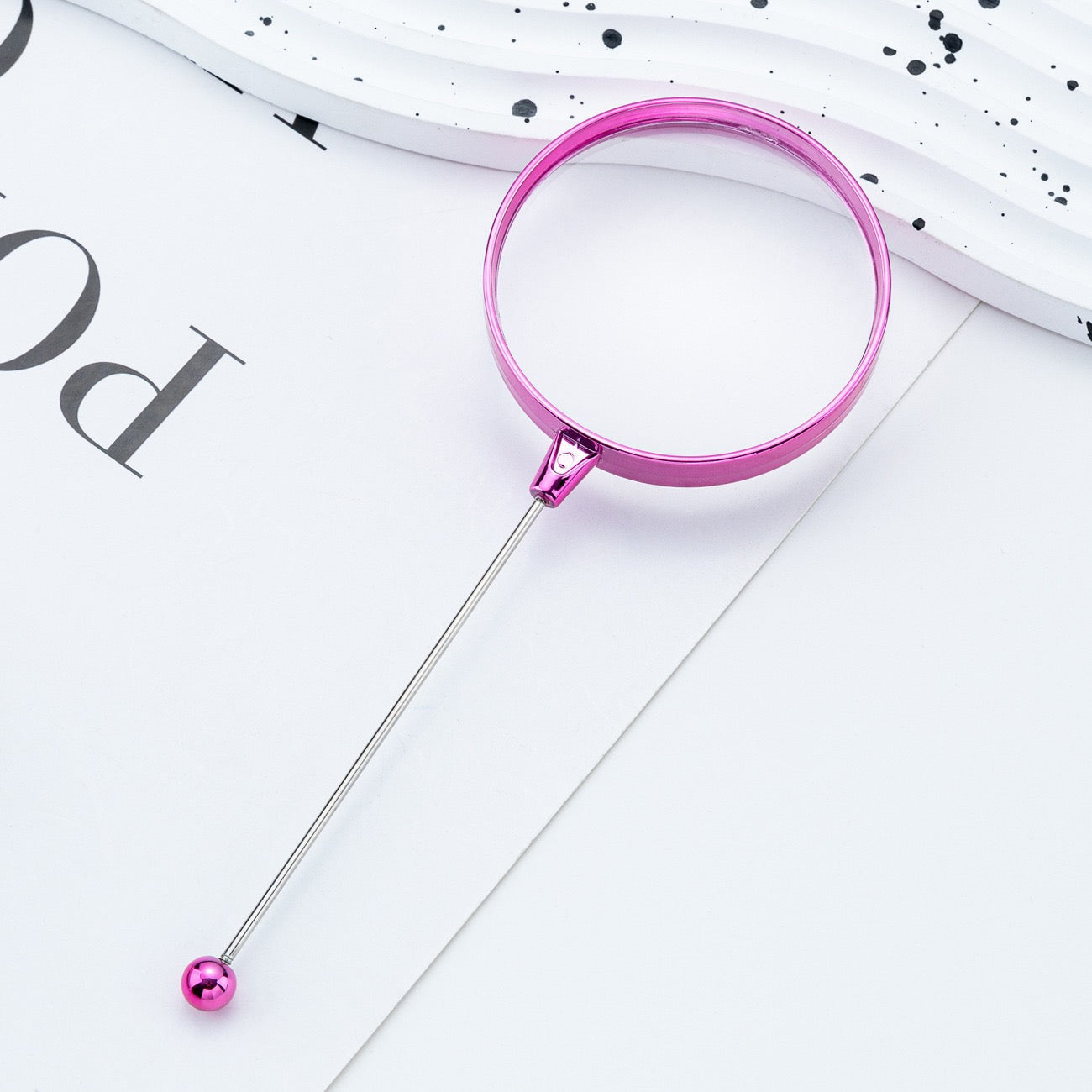 Bead-stringable high-definition handheld magnifier（4PCS）